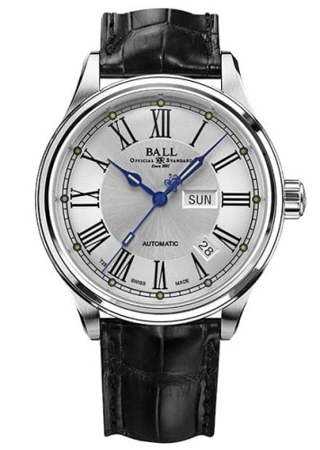 Zegarek Ball Trainmaster Roman NM1058D-L4J-WH (NM1058DL4JWH)