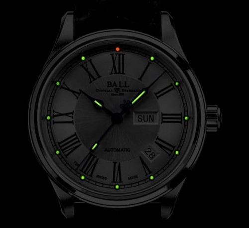Zegarek Ball Trainmaster Roman NM1058D-L4J-WH (NM1058DL4JWH)