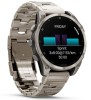 Zegarek GARMIN FENIX 8 47 mm SAPPHIRE AMOLED 010-02904-40 SMARTWATCH (0100290440) Tytanowy z tytanową bransoletą z otworami i dodatkowym paskiem silikonowym
