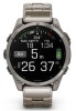 Zegarek GARMIN FENIX 8 47 mm SAPPHIRE AMOLED 010-02904-40 SMARTWATCH (0100290440) Tytanowy z tytanową bransoletą z otworami i dodatkowym paskiem silikonowym