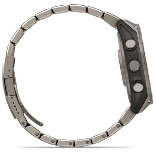 Zegarek GARMIN FENIX 8 47 mm SAPPHIRE AMOLED 010-02904-40 SMARTWATCH (0100290440) Tytanowy z tytanową bransoletą z otworami i dodatkowym paskiem silikonowym