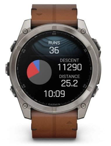 Zegarek GARMIN FENIX 8 51 mm SAPPHIRE TITANIUM AMOLED SOLAR 010-02905-40 SMARTWATCH (0100290540)