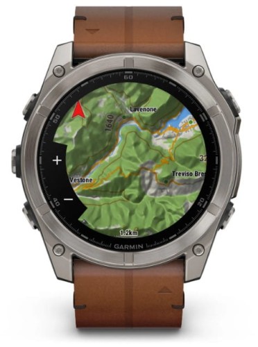 Zegarek GARMIN FENIX 8 51 mm SAPPHIRE TITANIUM AMOLED SOLAR 010-02905-40 SMARTWATCH (0100290540)