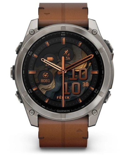 Zegarek GARMIN FENIX 8 51 mm SAPPHIRE TITANIUM AMOLED SOLAR 010-02905-40 SMARTWATCH (0100290540)
