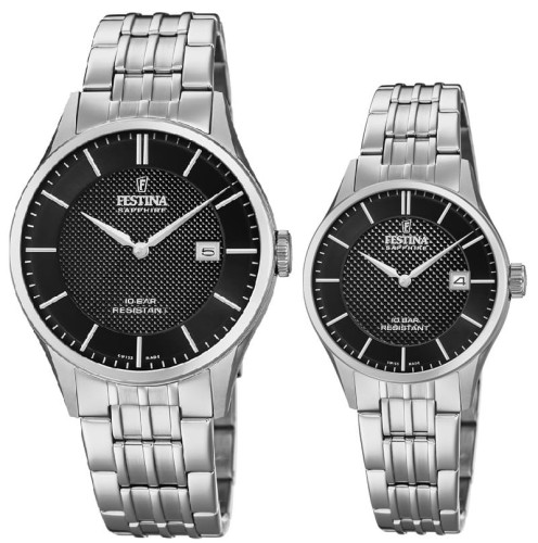 Zestaw dla par Festina Swiss Made 20005/4 + 20006/4 (F20005/4 + F20006/4)