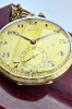 Używany, złoty (14k) zegarek kieszonkowy DOXA pięknie zdobiony z dewizką