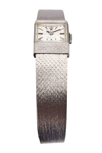 Zegarek używany damski ROLEX PRECISION w białym złocie