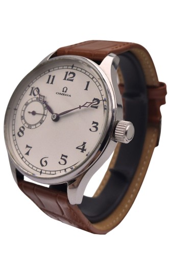 Pasówka OMEGA - olbrzymi zegarek męski mechaniczny z lat z 1925r