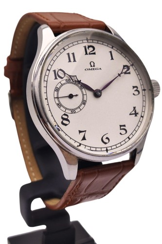 Pasówka OMEGA - olbrzymi zegarek męski mechaniczny z lat z 1925r