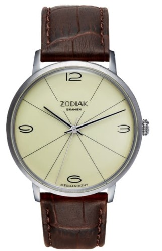 Zegarek Błonie Zodiak Mechaniczny Budyń 5PB016 Q-146 (5906391993554) szafirowe szkło