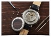 Zegarek Błonie Zodiak Mechaniczny Biały 5PB006 Q-299 (5906391993460) szafirowe szkło
