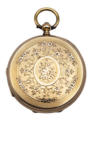 Używany Zegarek Kieszonkowy REMONTOIR złoty