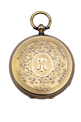 Używany Zegarek Kieszonkowy REMONTOIR złoty