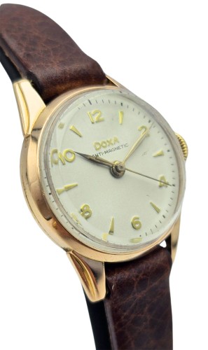 Używany damski ZŁOTY Zegarek dox 13708-0 1095572 STAN idealny