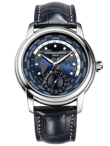 Zegarek Frederique Constant Manufacture Classic Worldtimer FC-718NWM4H6 (FC718NWM4H6)