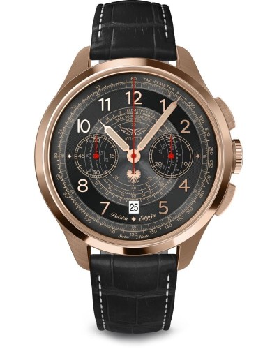 Zegarek Aviator Heritage Chronograph Trimeter Polska Edycja V.4.40.2.353.4 PL (V44023534 PL)