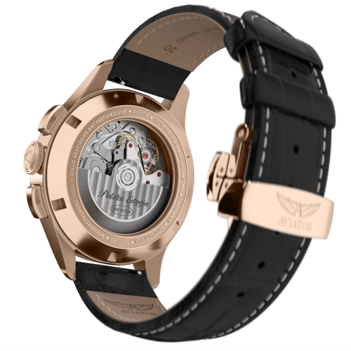 Zegarek Aviator Heritage Chronograph Trimeter Polska Edycja V.4.40.2.353.4 PL (V44023534 PL)