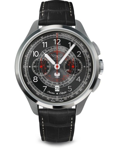 Zegarek Aviator Heritage Chronograph Trimeter Polska Edycja V.4.40.0.350.4 PL (V44003504 PL)