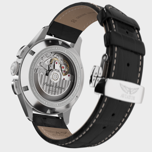 Zegarek Aviator Heritage Chronograph Trimeter Polska Edycja V.4.40.0.350.4 PL (V44003504 PL)