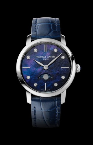 Zegarek Frederique Constant Classics Slimline Ladies Moonphase FC-206MPND1S6 (FC206MPND1S6)