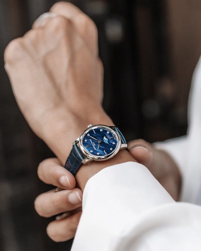 Zegarek Frederique Constant Classics Slimline Ladies Moonphase FC-206MPND1S6 (FC206MPND1S6)