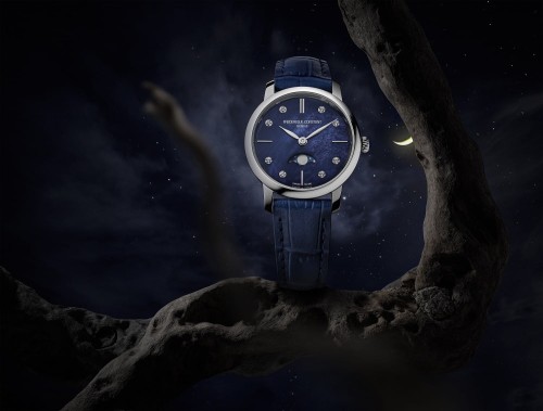 Zegarek Frederique Constant Classics Slimline Ladies Moonphase FC-206MPND1S6 (FC206MPND1S6)