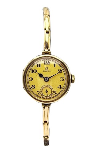 Zegarek damski złoty 14kt OMEGA z lat 20-tych - UNIKAT - 6603717