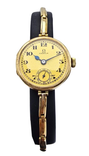 Zegarek damski złoty 14kt OMEGA z lat 20-tych - UNIKAT - 6603717