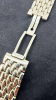 Oryginalna stalowa bransoleta do zegarka Jaeger-LeCoultre 19 mm