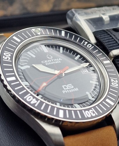 Zegarek męski Certina C036.407.16.050.00 Heritage DS PH200M Powermatic 80 C0364071605000 FABRYCZNY KOMPLET!