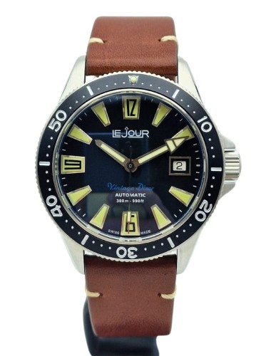 Le Jour Vintage Diver 300M Automatic LJ-VD-001 Fabryczny komplet!