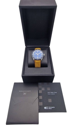 UNIKATOWY Christopher Ward C65 Trident Diver - fabryczny komplet!