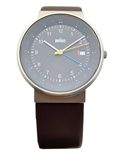 Braun Men's BN0142BKBRG GMT World Timer Analog - Fabryczny kpmplet!