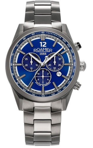 Zegarek Roamer Helios Solar Titanium 973981.44.45.20