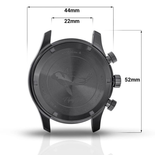 Zegarek Balticus Flying Seal - Latająca Foka BALFSQCHBLP - koperta