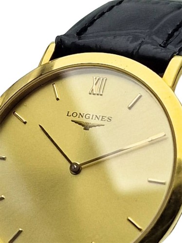 Złoty 750 (18K) męski Longines Prestige L4.710.6 - doskonały stan!