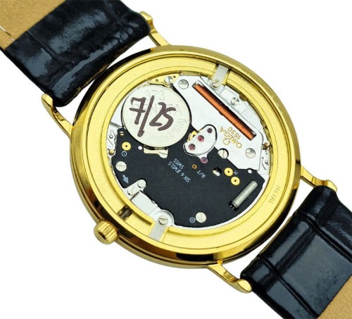 Złoty 18k męski zegarek Omega „Seamaster Jubilee” - stan idealny!