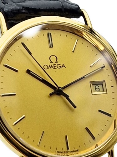 Złoty 18k męski zegarek Omega „Seamaster Jubilee” - stan idealny!