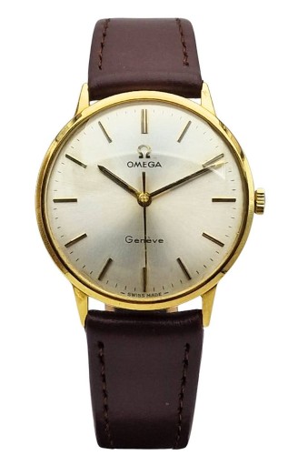 Męski złoty 18k zegarek Omega z lat 70. - perfekcyjny stan!