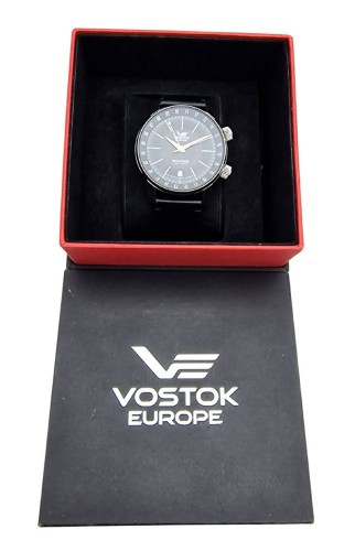 Używany Męski Zegarek Wostok Europe mechanizczny 32 kamieni Dualtime