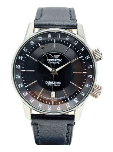 Używany Męski Zegarek Wostok Europe mechanizczny 32 kamieni Dualtime