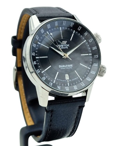 Używany Męski Zegarek Wostok Europe mechanizczny 32 kamieni Dualtime