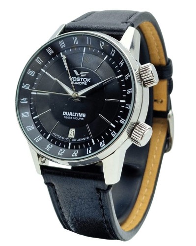 Używany Męski Zegarek Wostok Europe mechanizczny 32 kamieni Dualtime