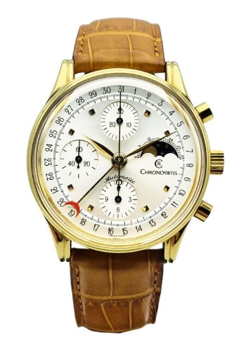 Unikatowy Chronoswiss Lunar Chronograph Moonphase - stan idealny!