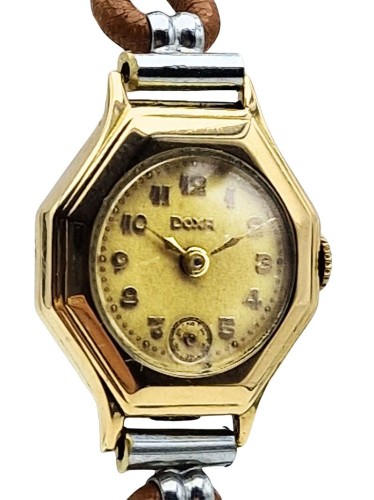 Unikatowa złota 14K Doxa - doskonały stan!