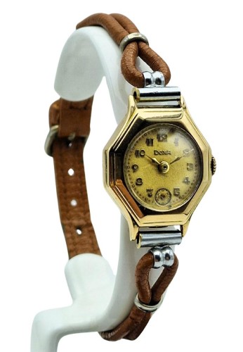 Unikatowa złota 14K Doxa - doskonały stan!