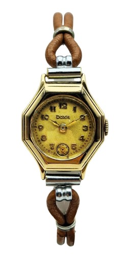 Unikatowa złota 14K Doxa - doskonały stan!