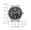zegarmistrz Zegarek Citizen Automatic Urban Military NJ0190-51E (NJ019051E) - wymiary