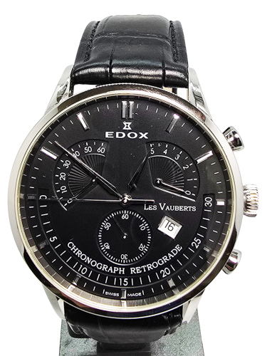 Używany zegarek Edox Les Vauberts Chronograph Retrograde 01505/550933