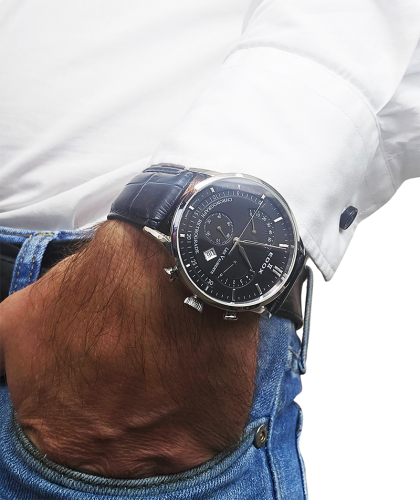 Używany zegarek Edox Les Vauberts Chronograph Retrograde 01505/550933